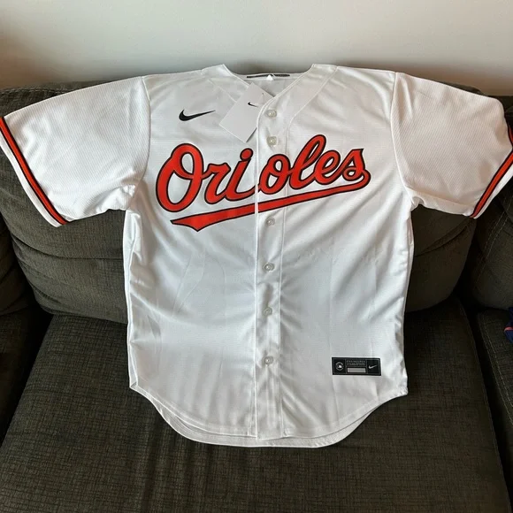 Nike Authentic Baltimore Orioles MLB Baseball White Jersey Men’s Size: Medium - Picture 1 of 6